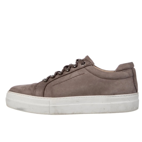 WANT Les Essentiels designer LEATHER PLATFORM Brown White sneakers shoes 6.5 37 - Picture 2 of 7